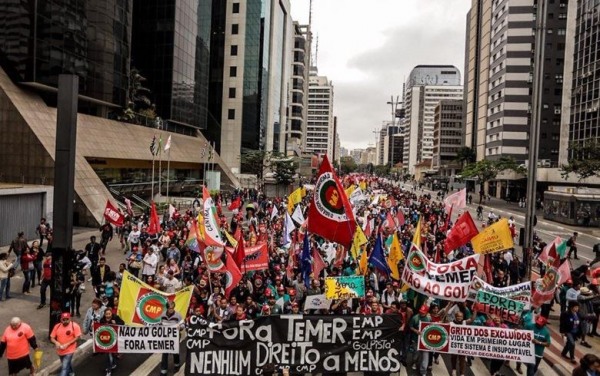 Movimentos Populares Pol Ticas De Temer E Alckmin S O Iguais Vermelho