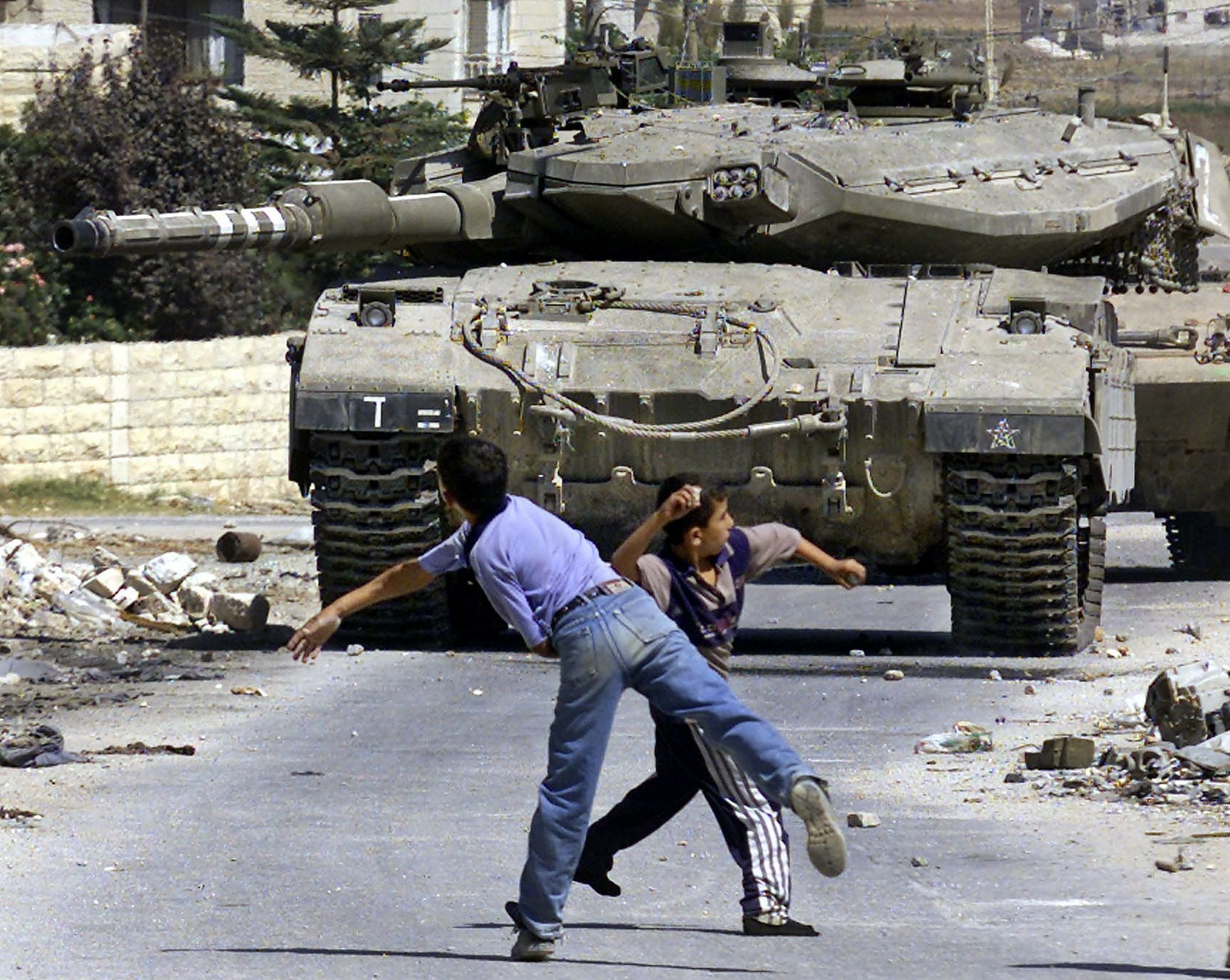 Nos Anos Da Intifada Palestina Segue Resistindo Vermelho