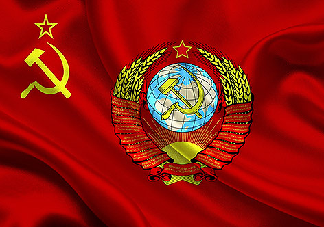 A Bandeira Da Federação Russa E a URSS No Backgroun Foto de Stock - Imagem  de stalino, simbolismo: 79774894