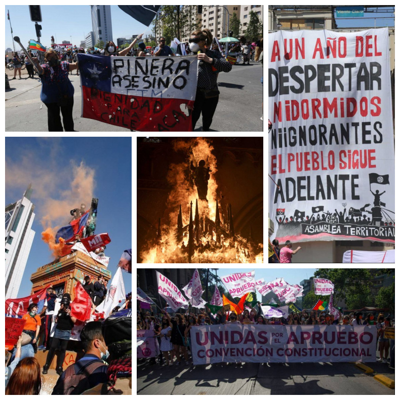 Após quatro semanas de protestos, Chile mudará Constituição