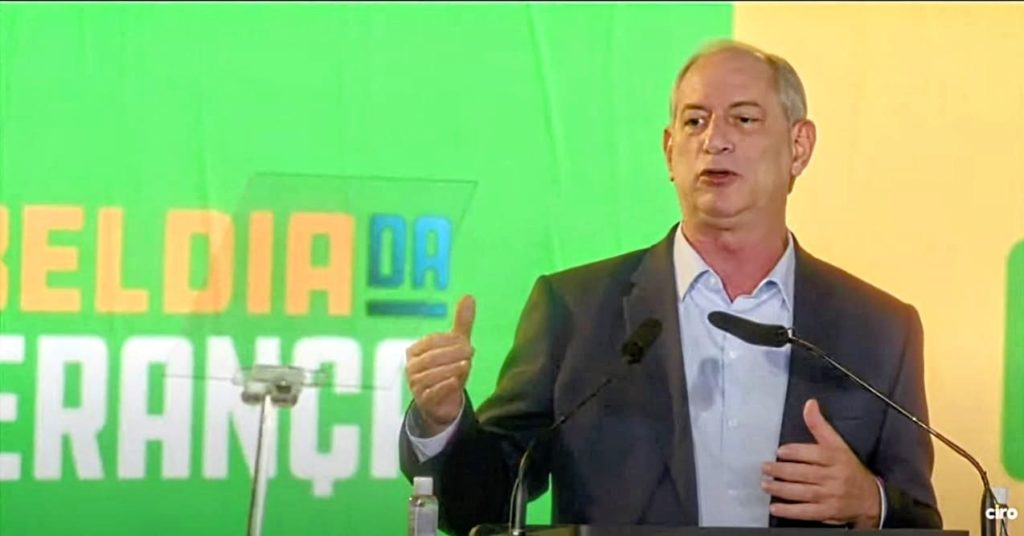 PDT lan a Ciro Gomes com foco na economia Vermelho