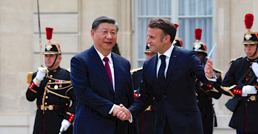The European desire for autonomy from the USA marks the meeting between Macron and Xi Jinping