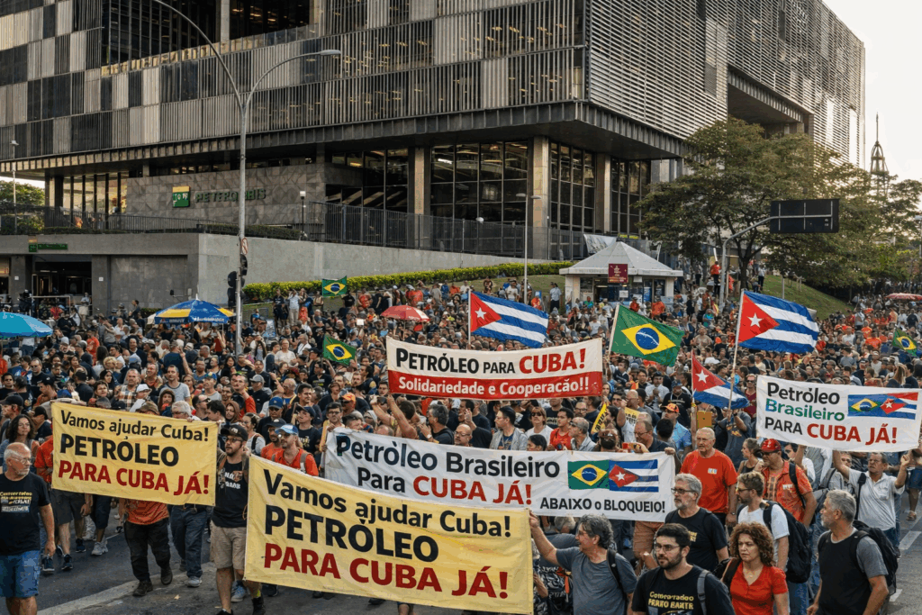 Contra o genocídio econômico, movimentos se mobilizam em defesa de Cuba
